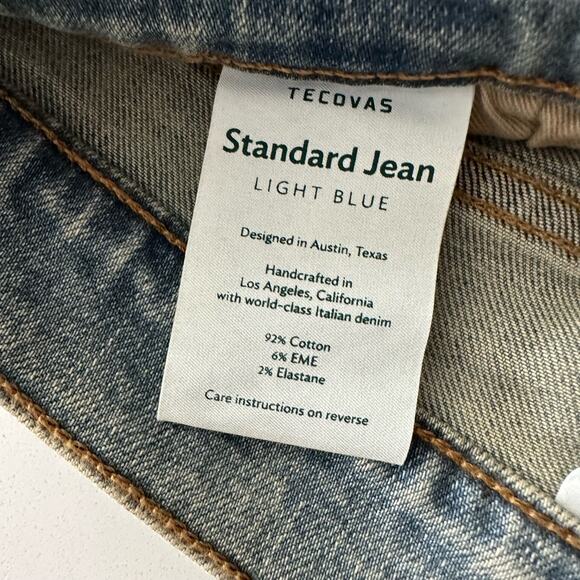 Tecovas Men's Straight Jeans - Light Blue - Picture 6 of 12